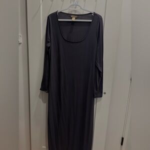 H&M Charcoal Long Sleeve Dress